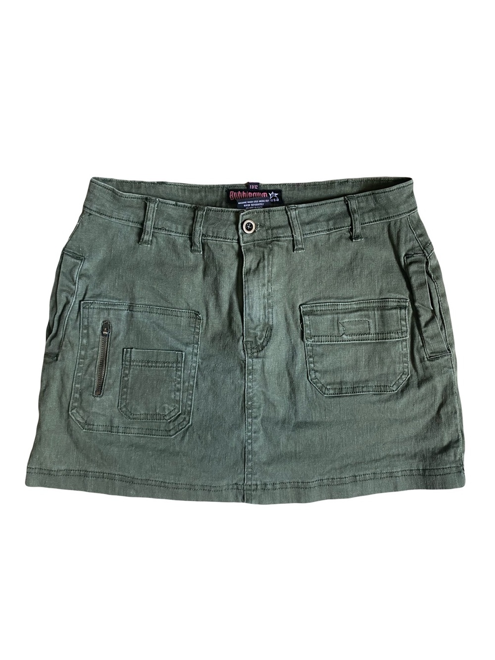 Bubblegum Cargo Mini Skirt